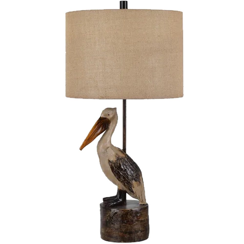 Antique Pelican Table Lamp – ShoreDecor