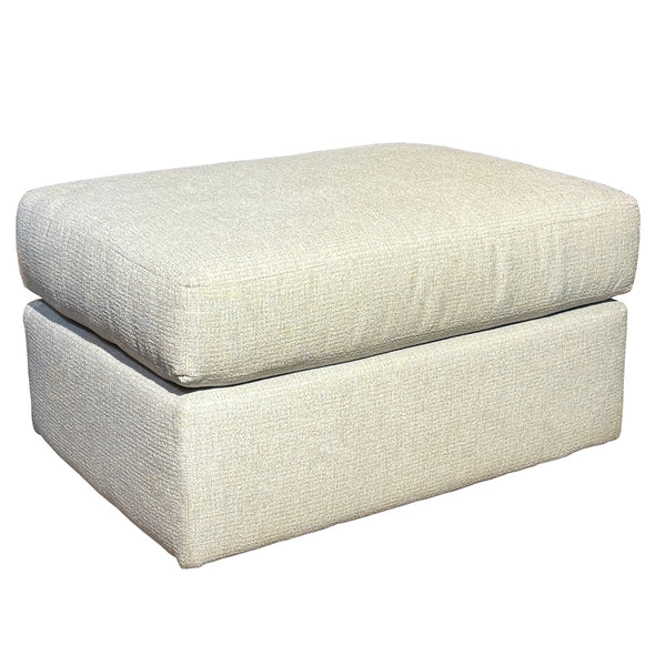 Beige Dove Ottoman