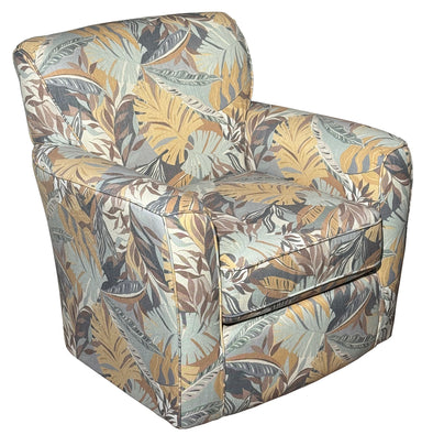 Saffron Botanical Swivel Glider Chair