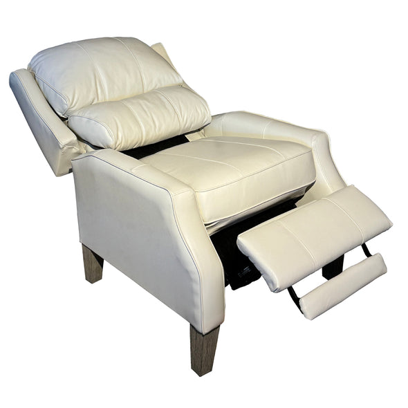 White Leather Riverloom 3 Way Recliner