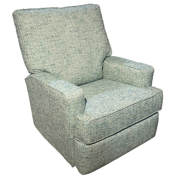 Aquamarine Swivel Glider Recliner Chair