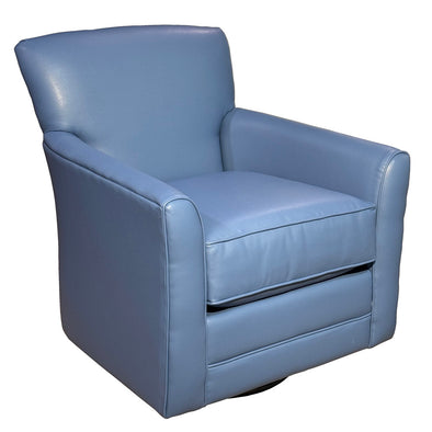 Brisa Marina Blue Swivel Glider Chair