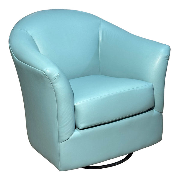 Brisa Mineral Blue Swivel Glider Chair