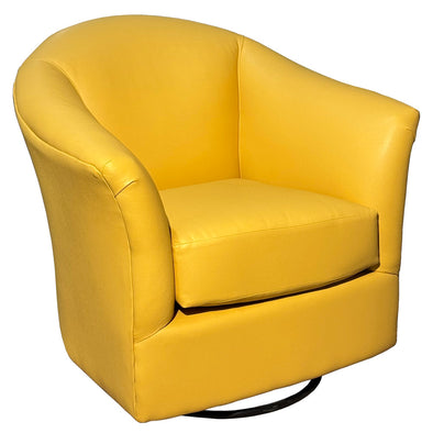 Brisa Golden Swivel Glider Chair