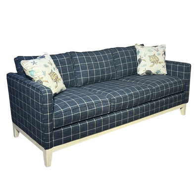 Traditional Navy Coastal 3 Seat Sofa