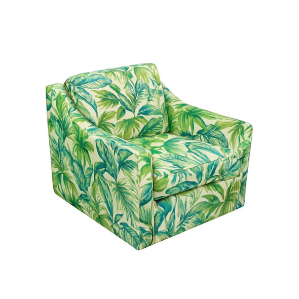 Solarium Floral Swivel Chair