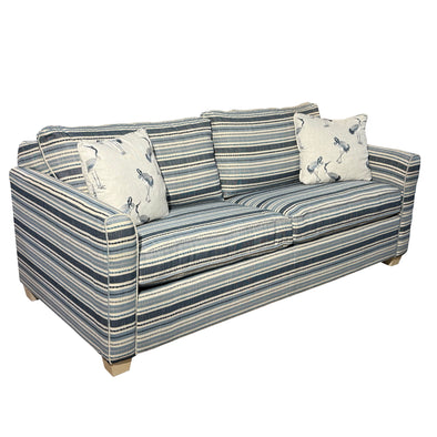 Coastal Striped Sleeper Sofa