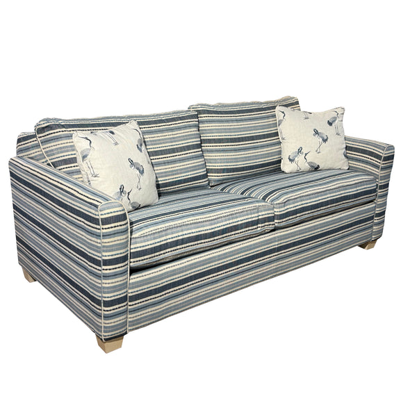 Coastal Striped Sleeper Sofa