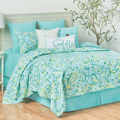 Paisley Paradise Twin Quilt Set