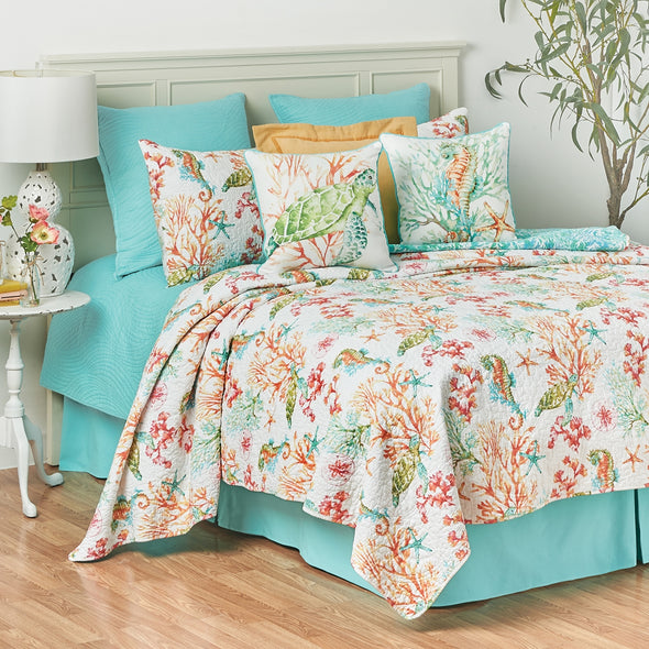 Crystal Cove Twin Quilt Set