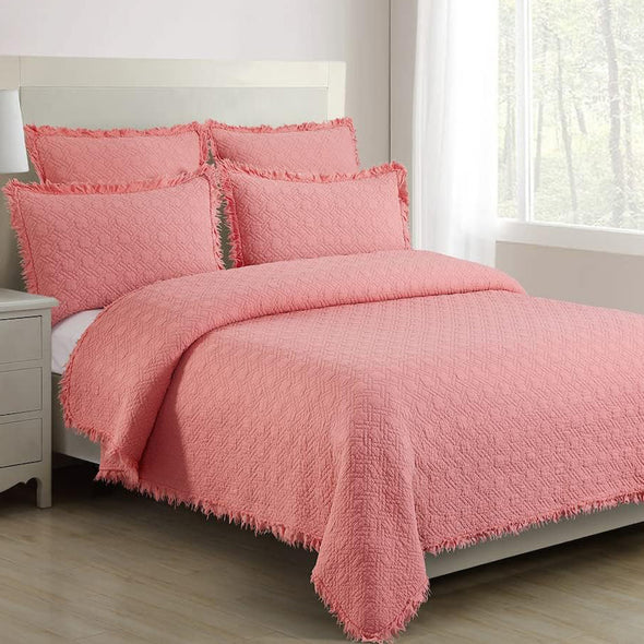 Sunset Pink Quilt Set