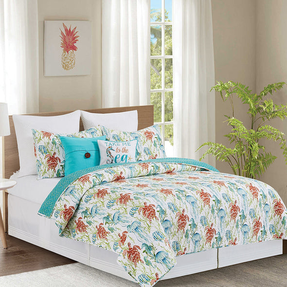 Paradise Found Twin Quilt Set