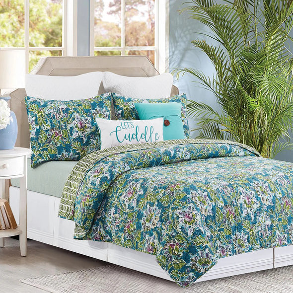 Violet King Quilt Set