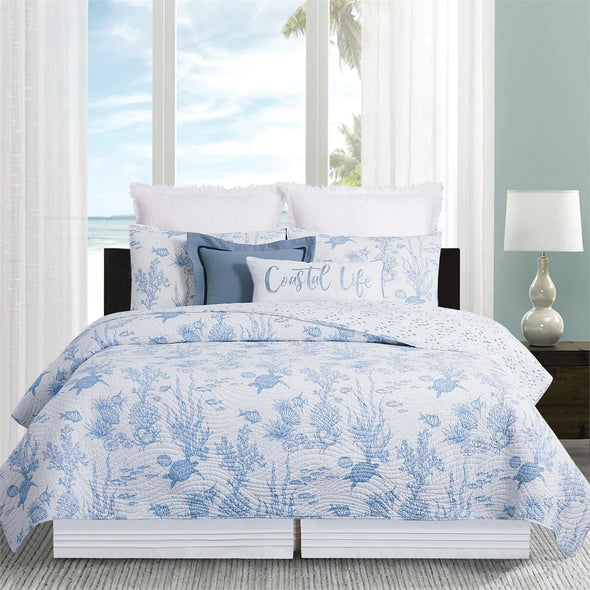 Makara Reef Twin Quilt Set