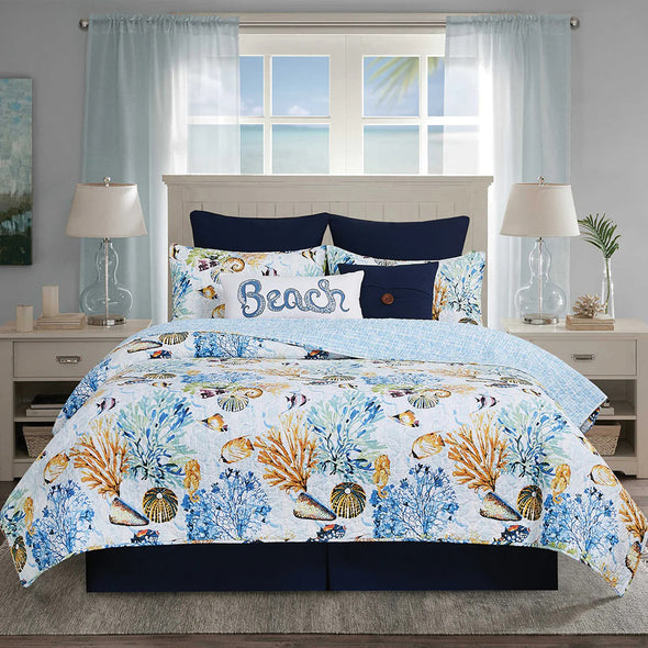 Makena Beach King Quilt Set