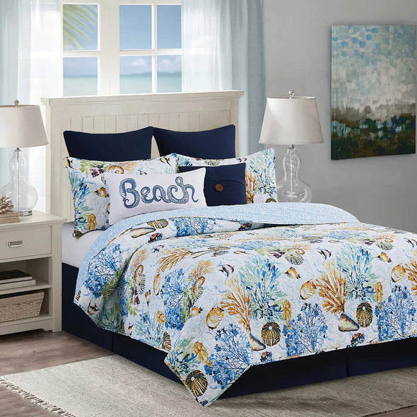 Makena Beach King Quilt Set