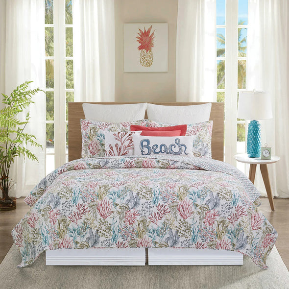 Delphina Reef Full/Queen Quilt Set