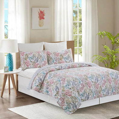 Delphina Reef Full/Queen Quilt Set