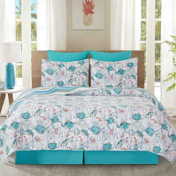 Coastal Harmony King Quilt Set