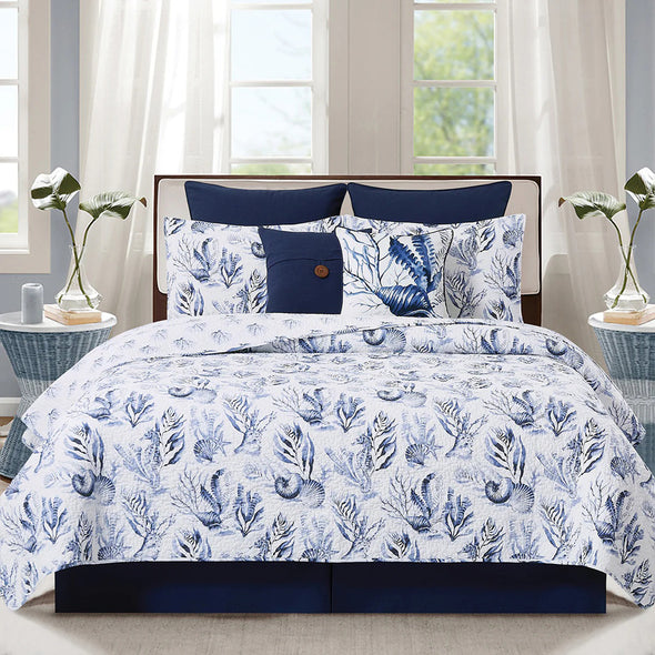 Midnight Lagoon King Quilt Set