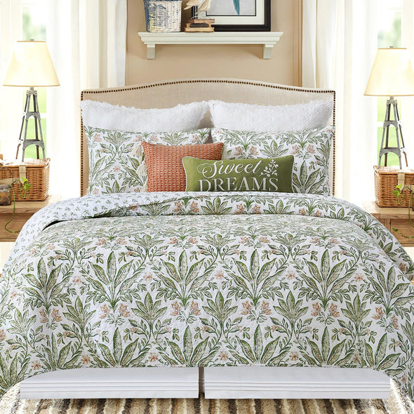 Lana Palms Full/Queen Quilt Set