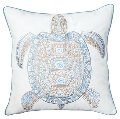 Tribal Sea Turtle Pillow