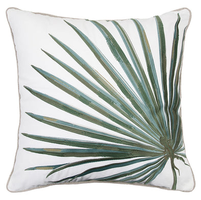 Fan Palm Leaf Pillow