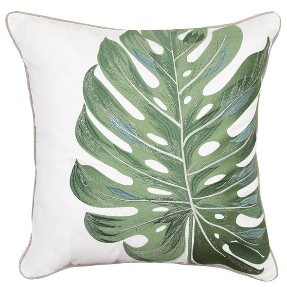 Monstera Leaf Pillow