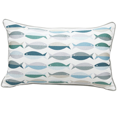 12 x 21 School of Lumbar Fish Pillow