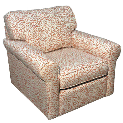 Tropic Coral Swivel Glider Chair