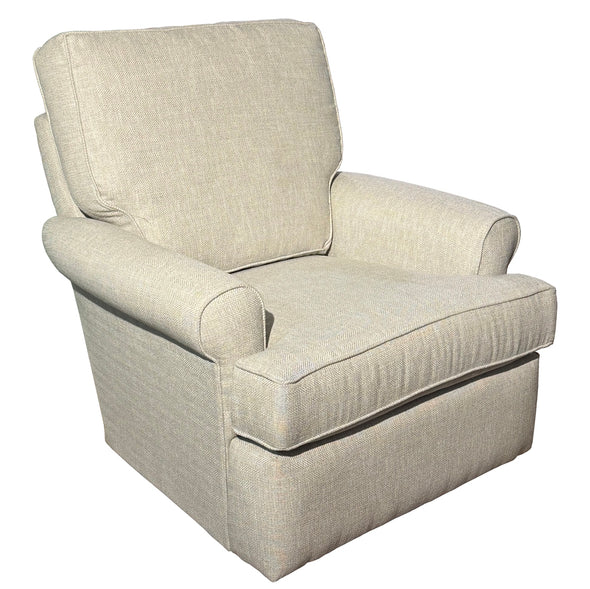 Jute Swivel Glider Chair