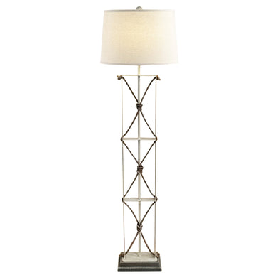 Iron and Rope Floor Lamp