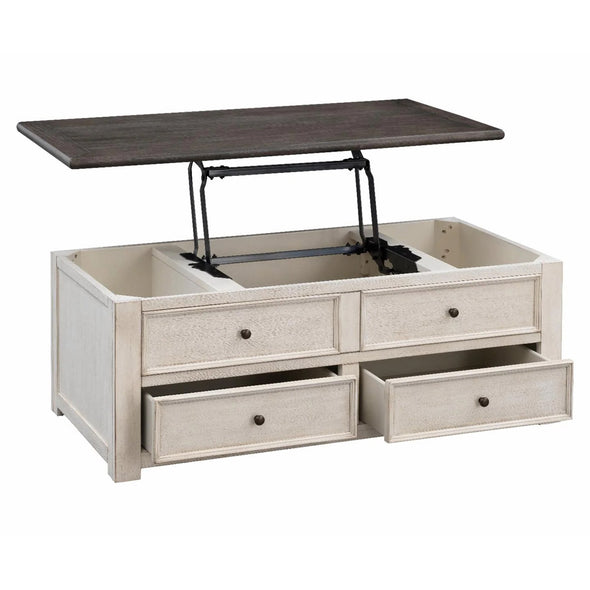 Coastal Distressed Lift Top Cocktail Table