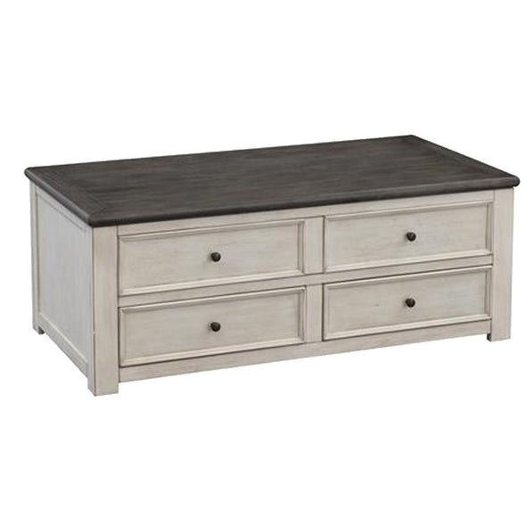 Coastal Distressed Lift Top Cocktail Table