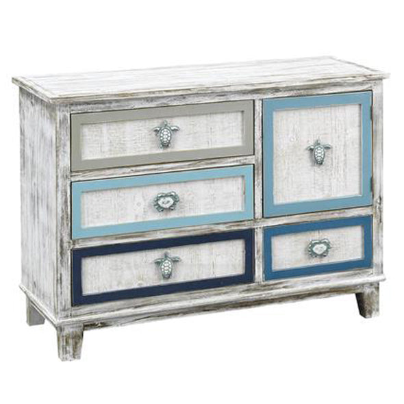 Tide Pool Distressed Cabinet