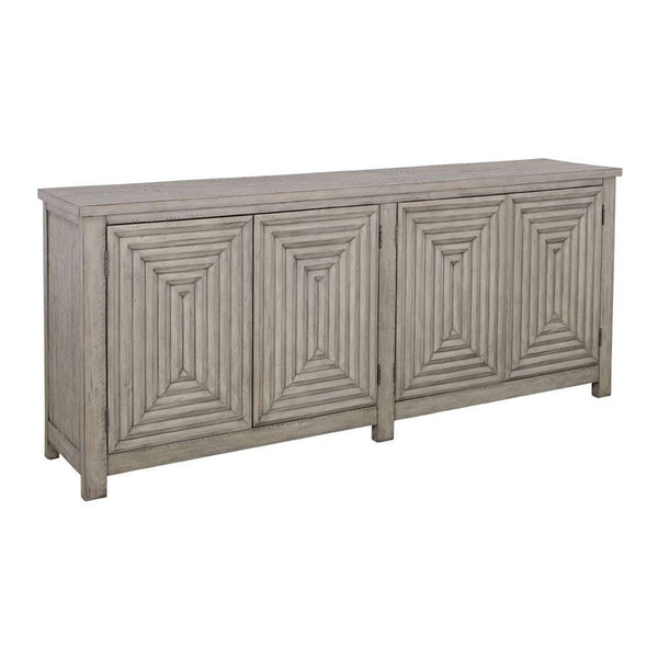 Contemporary 4 Door Credenza