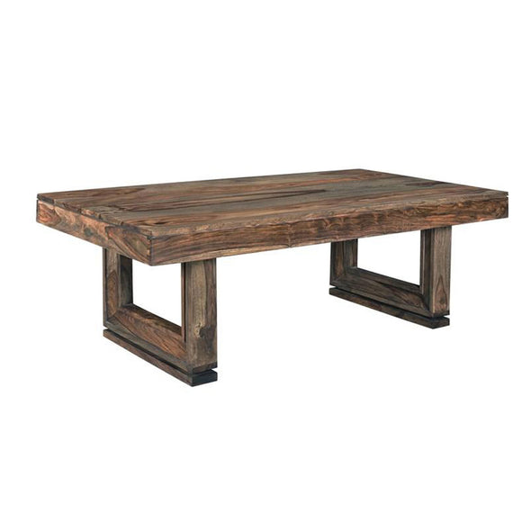 Sheesham Wood Rustic Cocktail Table