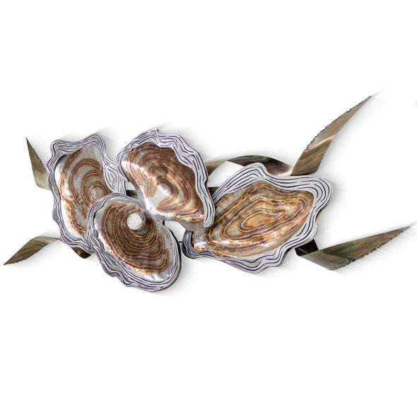 Oysters and Pearl Metal Art