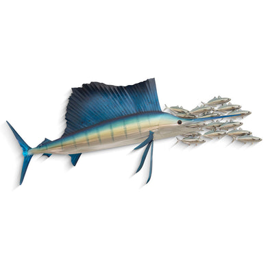 Sailfish Cutting Bait Metal Art