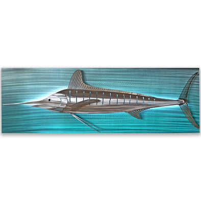 Marlin Light Up Metal Art