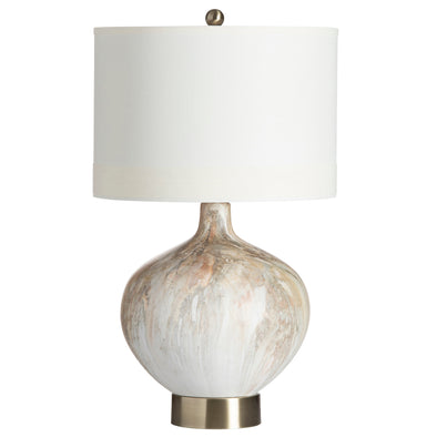 Ceramic Natural Marbleized Table Lamp