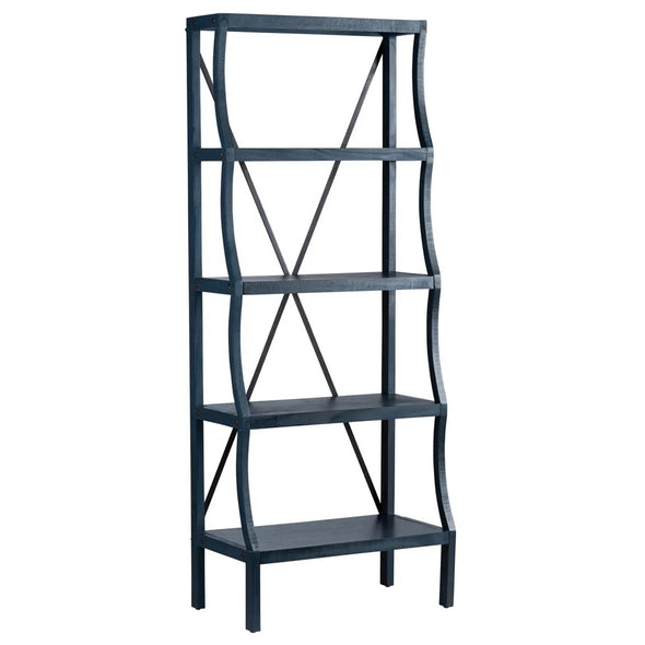 Stairstep Indigo Blue Etagere