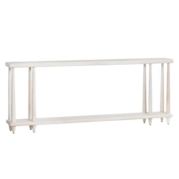 White Mango Wood Console Table