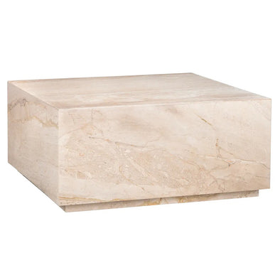 Cream Marble Cocktail Table