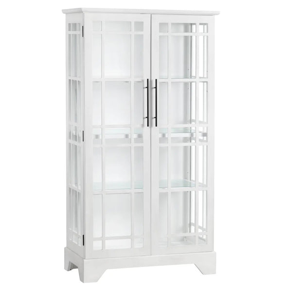 Two Door Curio Glass Cabinet