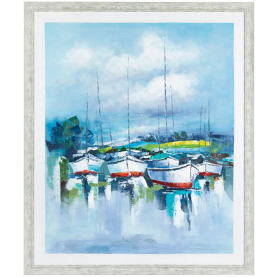 Chesapeake Harbor Framed Canvas Art