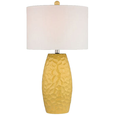 Ceramic Sunshine Yellow Table Lamp