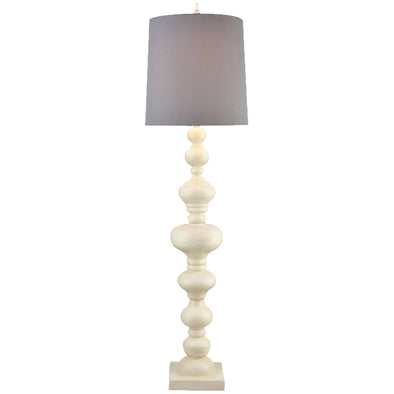 White Pillar Floor Lamp