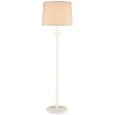 Textured White Floor Lamp