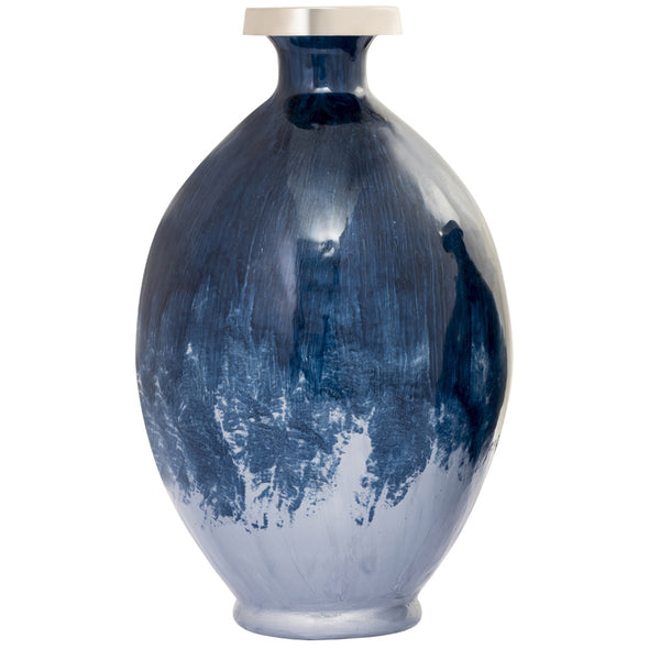 Bahama Blue Ombre Medium Vase